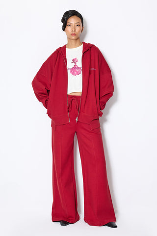 Les Benjamins - HAIR COMB PRINTED ZIP HOODIE