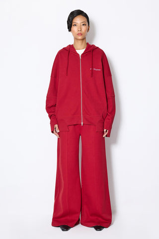 Les Benjamins - HAIR COMB PRINTED ZIP HOODIE