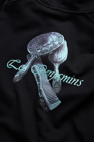 Les Benjamins - HAIR COMB PRINTED ZIP HOODIE