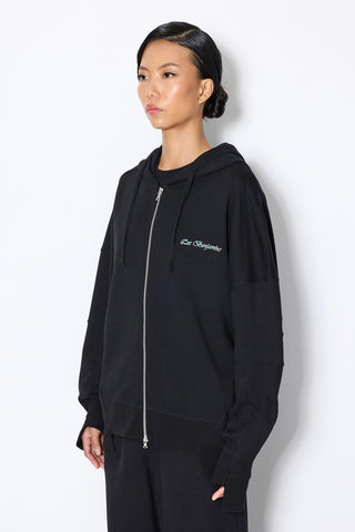 Les Benjamins - HAIR COMB PRINTED ZIP HOODIE