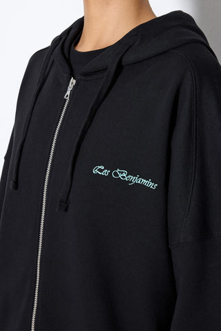 Les Benjamins - HAIR COMB PRINTED ZIP HOODIE