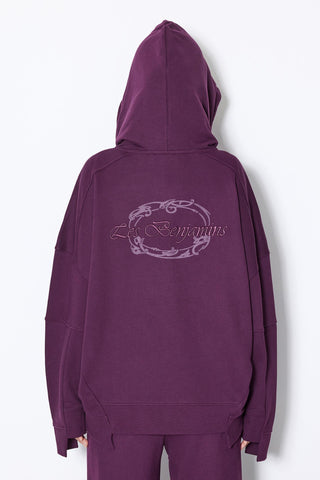 Les Benjamins - BACK PRINTED ZIP HOODIE