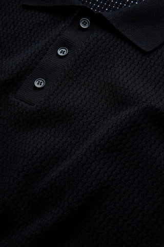 Les Benjamins - KNIT POLO TEE 002