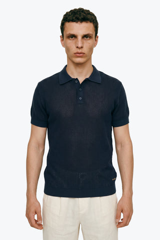 Les Benjamins - KNIT POLO TEE 003
