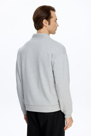 Les Benjamins - BUTTON DOWN SWEATSHIRT 406