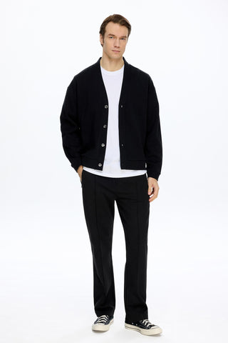 Les Benjamins - BUTTON DOWN SWEATSHIRT 408