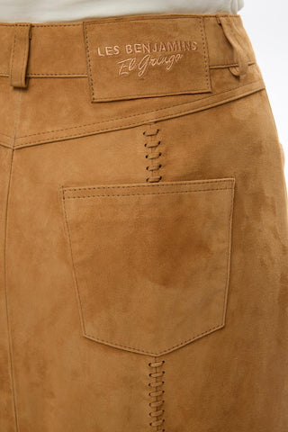 Les Benjamins - LEATHER SKIRT 002