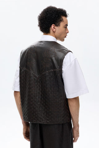 Les Benjamins - LEATHER VEST 201