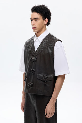 Les Benjamins - LEATHER VEST 201