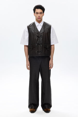 Les Benjamins - LEATHER VEST 201