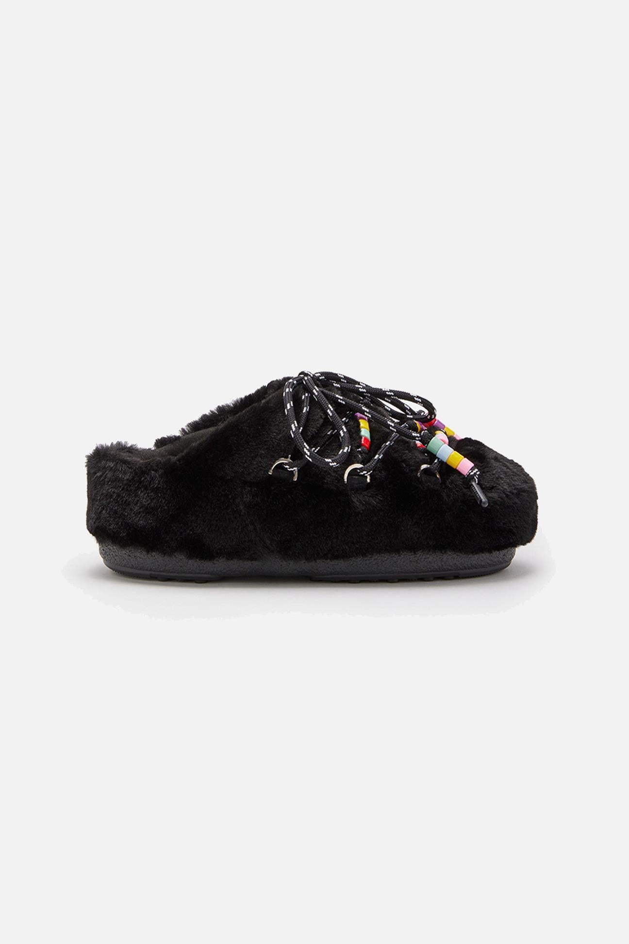  Moon Boot Mule Faux FUR Les Benjamins