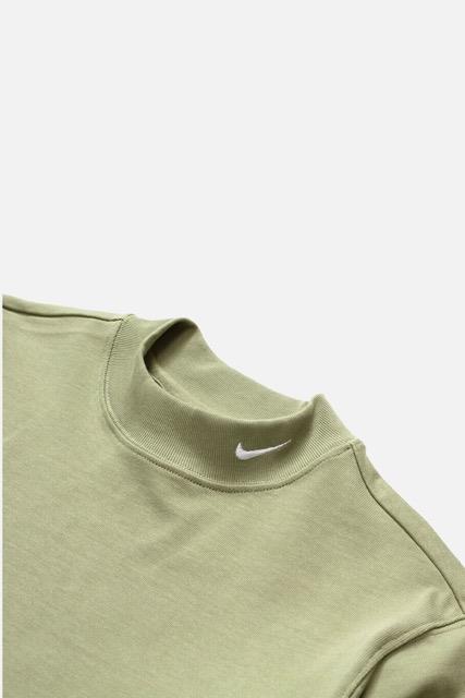  Nike Men Long-Sleeve Mock-Neck Shirt Black